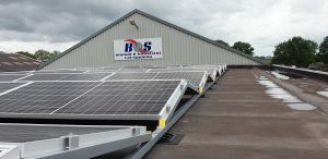 Bos zonnepanelen